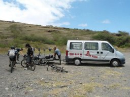Descente du Maïdo en VTT
